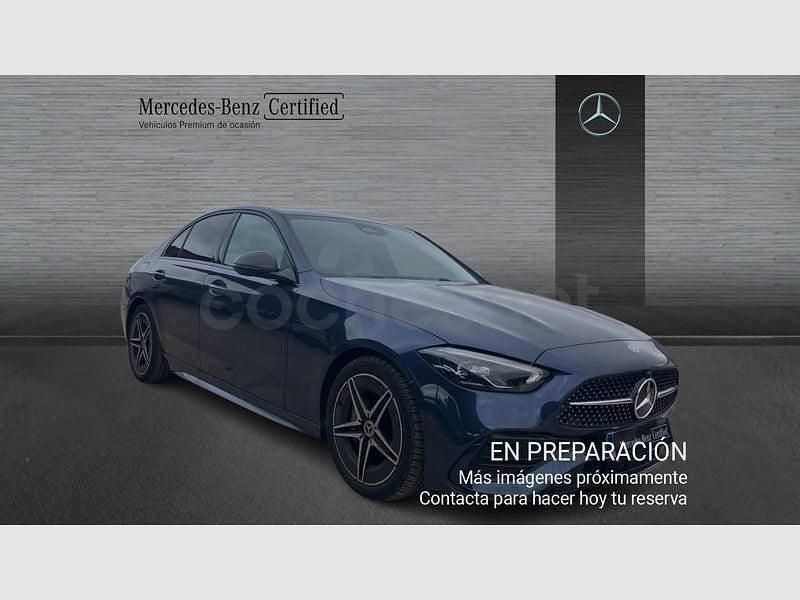 Usado Mercedes C200 163 CV (119 kW) 2025 Azul Berlina