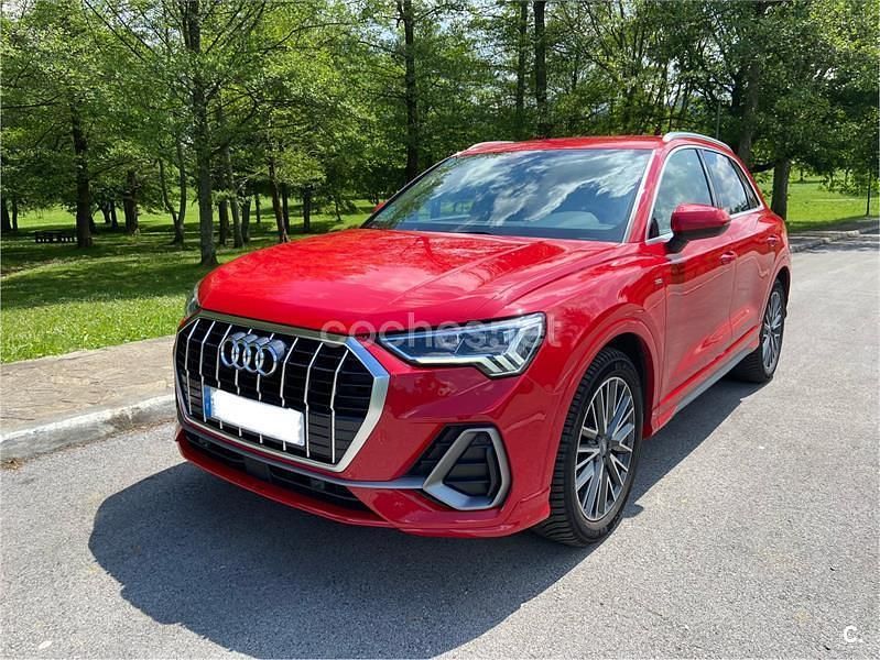 Rojo Usado 2019 Audi Q3 S-Line SUV | 25.000 € (Super precio) - Imagen 1/4