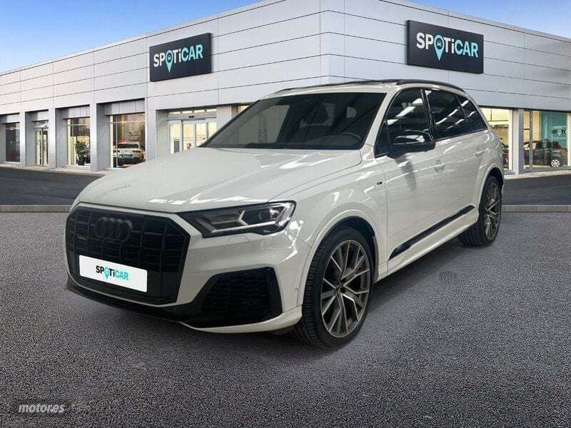 Blanco Usado 2021 Audi Q7 S-Line SUV | 62.900 € (Un poco caro) - Imagen 1/4