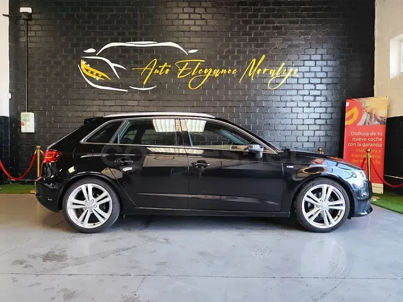 Usado Audi A3 S-Line 150 CV (110 kW) 2016 Negro Berlina