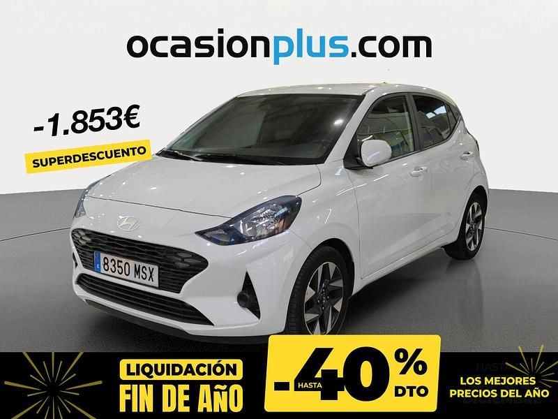 Blanco Usado 2024 Hyundai i10 Utilitario | 13.790 € (Precio justo) - Imagen 1/4