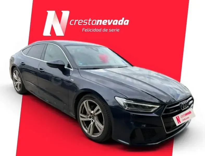 Usado Audi A7 S-Line 204 CV (150 kW) 2022 Azul Berlina