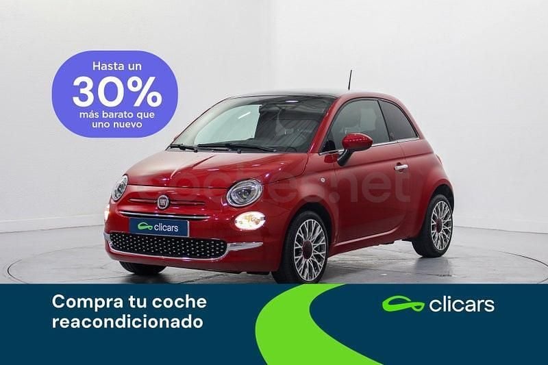 Rojo Usado 2021 Fiat 500 Red Berlina | 9990 € (Buen precio) - Imagen 1/4