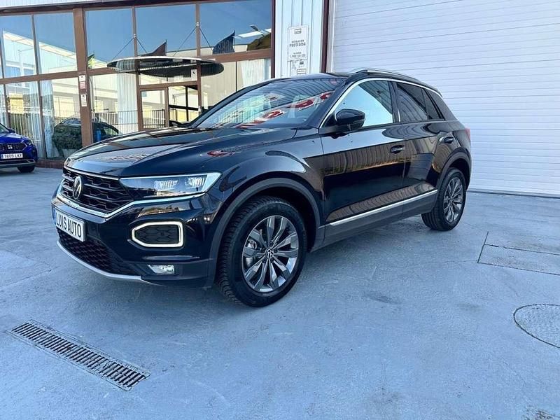 Negro Usado 2022 VW T-Roc Sport SUV | 24.975 € (Un poco caro) - Imagen 1/4