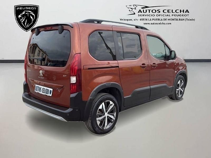 Usado Peugeot Rifter GT-line 130 CV (95 kW) 2021 Naranja Monovolumen