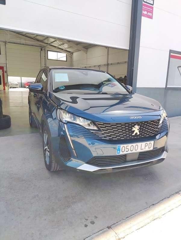 Azul Usado 2021 Peugeot 3008 Allure SUV | 17.490 € (Precio justo) - Imagen 1/4