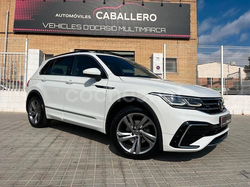 Usado VW Tiguan R-line 150 CV (110 kW) 2021 Blanco SUV