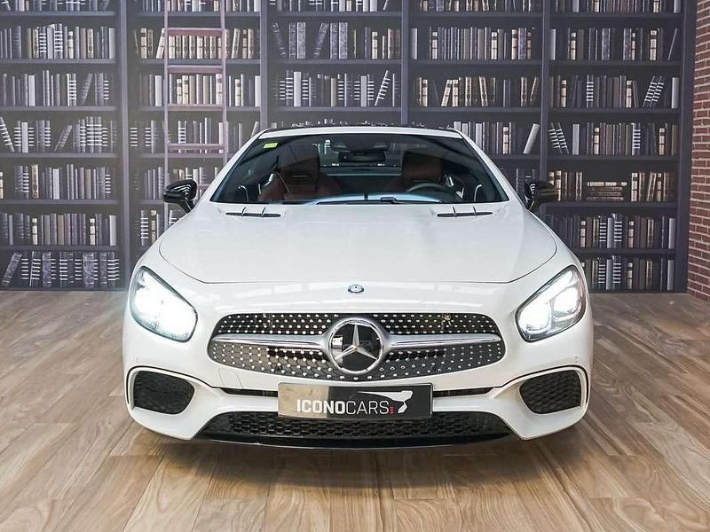 Usado Mercedes SL500 455 CV (334 kW) 2017 Blanco Descapotable