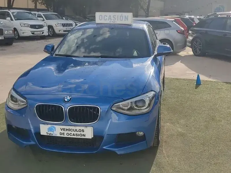Usado BMW 116 116 CV (85 kW) 2014 Azul Utilitario