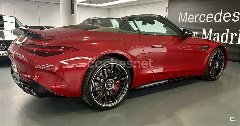 Rojo Usado 2024 Mercedes SL55 AMG Descapotable | 159.000 € (Precio justo) - Imagen 1/4