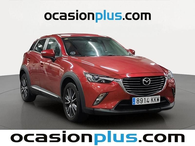 Käytetty Mazda CX-3 Luxury 105 HP (77 kW) 2018 Punainen Katumaasturi