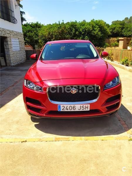 Rojo Usado 2016 Jaguar F-Pace Prestige SUV | 20.950 € (Precio justo) - Imagen 1/4