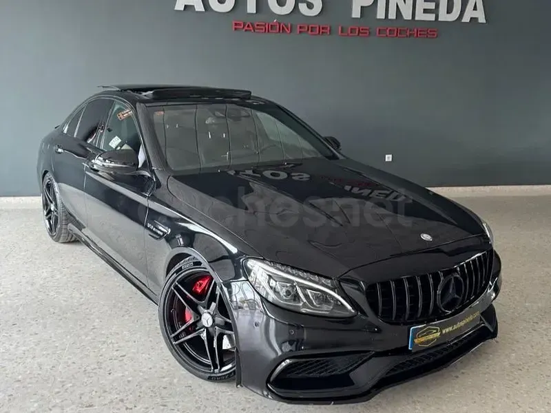 Usado Mercedes C63 AMG 476 CV (350 kW) 2017 Negro Berlina