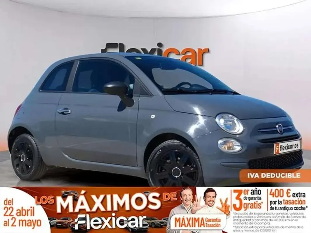 Usado Fiat 500 71 HP (52 kW) 2022 Cinzento Sedan