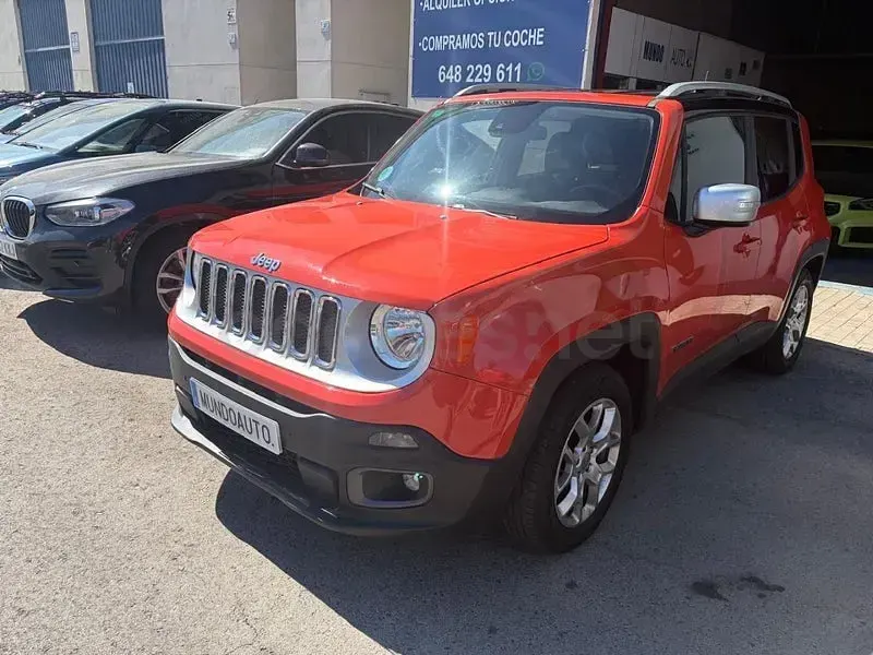 Usado Jeep Renegade Limited 140 CV (102 kW) 2018 Naranja SUV