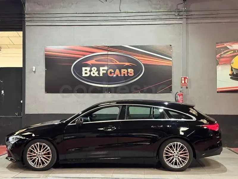 Usado Mercedes CLA200 136 CV (100 kW) 2021 Negro Coupe