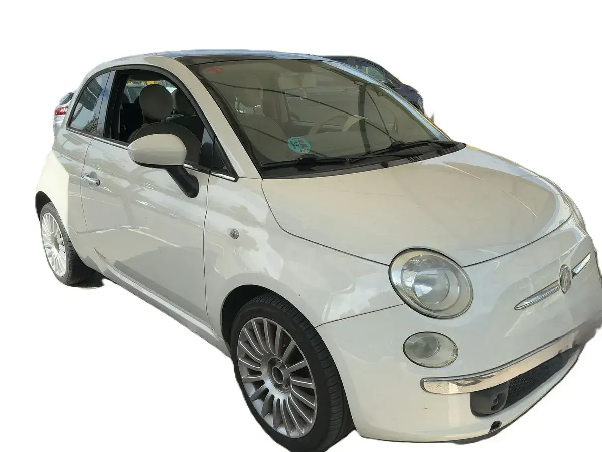 Usado Fiat 500 Lounge 69 CV (50 kW) 2009 Blanco Descapotable