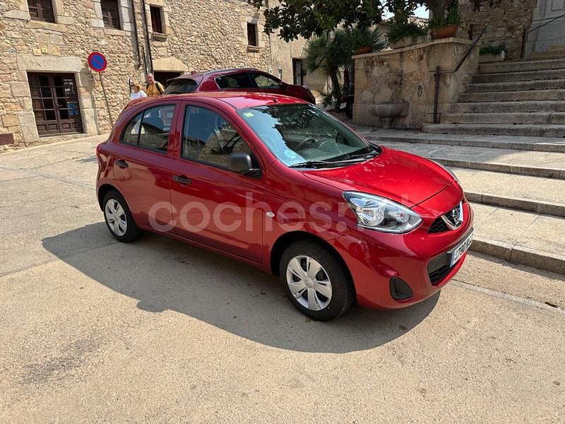 Granate Usado 2017 Nissan Micra Acenta Utilitario | 7888 € (Precio justo) - Imagen 1/4