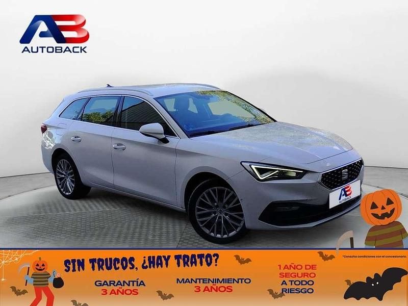 Blanco Usado 2021 Seat Leon XCELLENCE Familiar | 16.627 € (Precio justo) - Imagen 1/2
