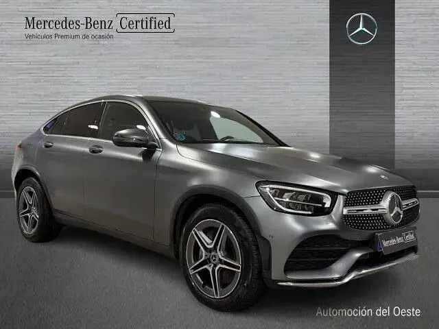 Usado Mercedes GLC220 194 CV (142 kW) 2022 Gris selenita SUV