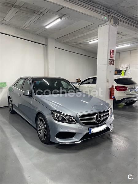 Usado Mercedes E220 Elegance 170 CV (125 kW) 2016 Gris / plata Berlina