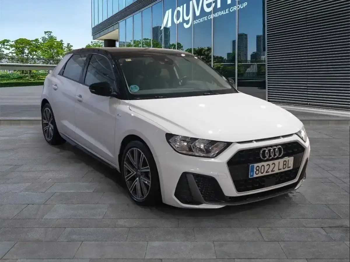 Usado Audi A1 S-Line 116 CV (85 kW) 2019 Blanco SUV