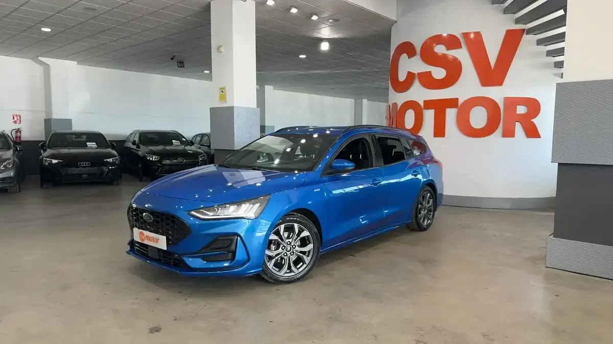 Usado Ford Focus ST-Line 125 CV (91 kW) 2024 Azul Utilitario