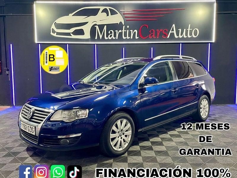 Usado VW Passat Advance 140 CV (102 kW) 2008 Azul Familiar