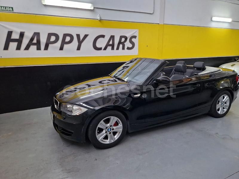 Negro Usado 2009 BMW 120 Cabriolet Descapotable | 10.999 € (Precio justo) - Imagen 1/4
