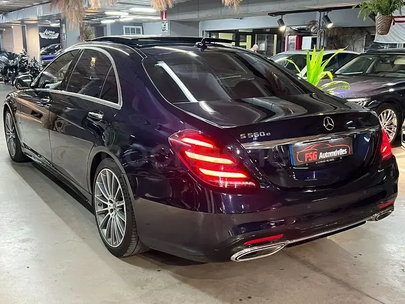 Usado Mercedes S560 476 CV (350 kW) 2020 Azul Berlina