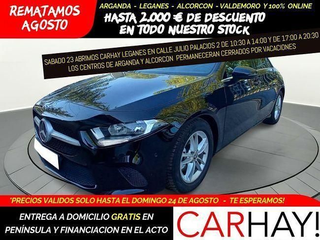 Usado Mercedes A180 Business 116 CV (85 kW) 2019 Negro Berlina
