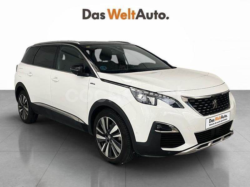 Blanco Usado 2020 Peugeot 5008 GT-line Monovolumen | 19.990 € (Precio justo) - Imagen 1/4