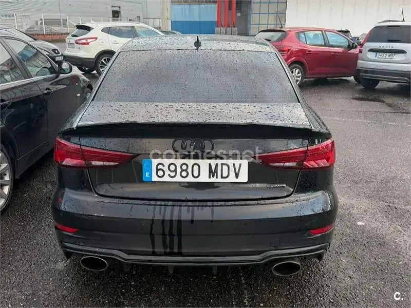 Usado Audi A3 S-Line 190 CV (139 kW) 2017 Negro Berlina