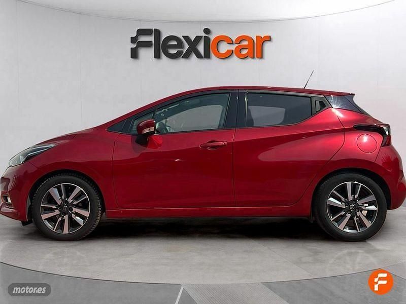 Usado Nissan Micra Acenta 71 CV (52 kW) 2018 Rojo Utilitario