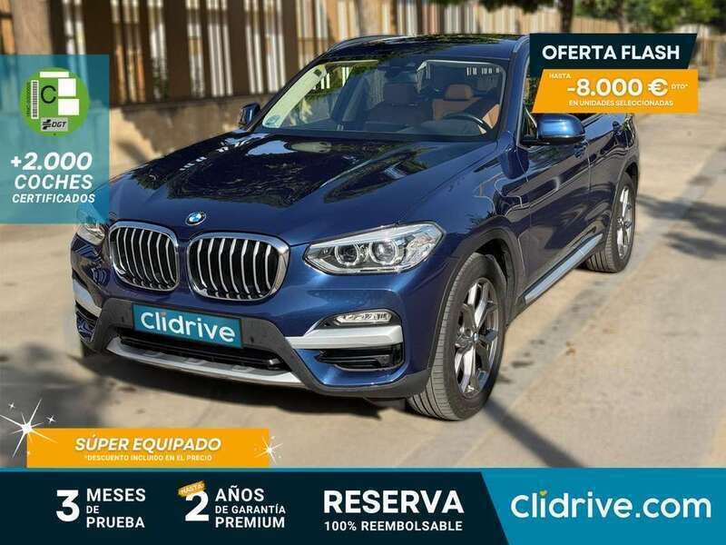 Azul Usado 2018 BMW X3 SUV | 23.990 € (Precio justo) - Imagen 1/3