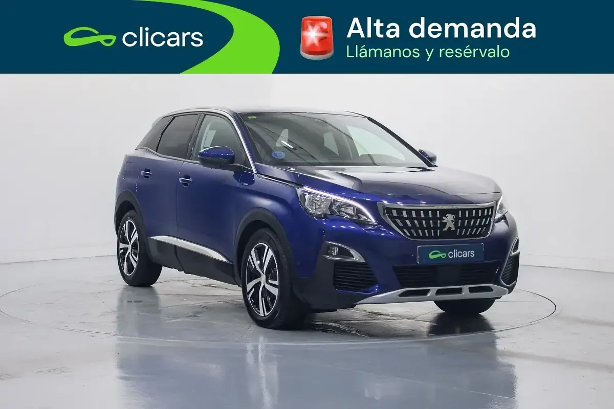 Usado Peugeot 3008 Allure 225 CV (165 kW) 2020 Azul SUV