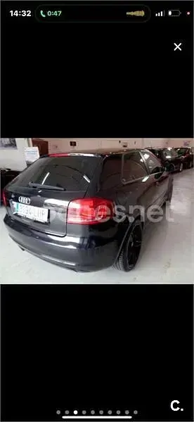 Usado Audi A3 Ambition 160 CV (117 kW) 2008 Negro Utilitario