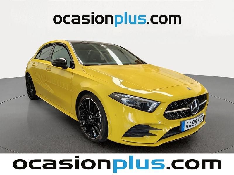 Usado Mercedes A190 AMG 190 CV (139 kW) 2019 Amarillo Utilitario