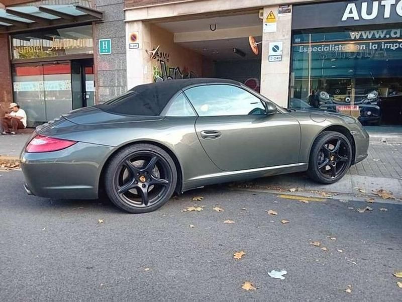 Usado Porsche 997 349 CV (256 kW) 2009 Verde Descapotable