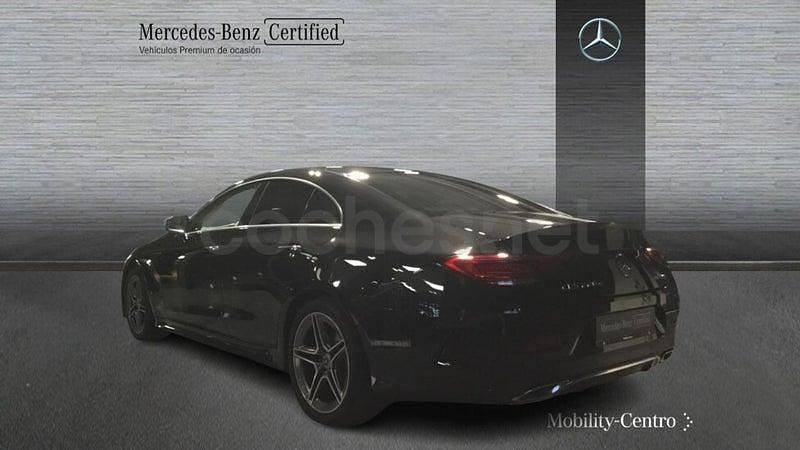 Usado Mercedes CLS220 AMG line 194 CV (142 kW) 2021 Negro obsidiana Berlina