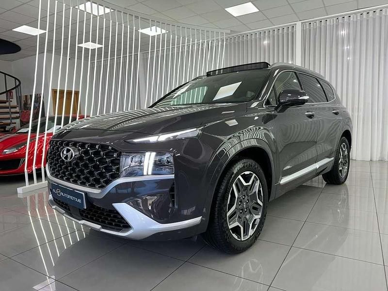 Gris Usado 2022 Hyundai Santa Fe Style SUV | 32.990 € (Precio justo) - Imagen 1/4