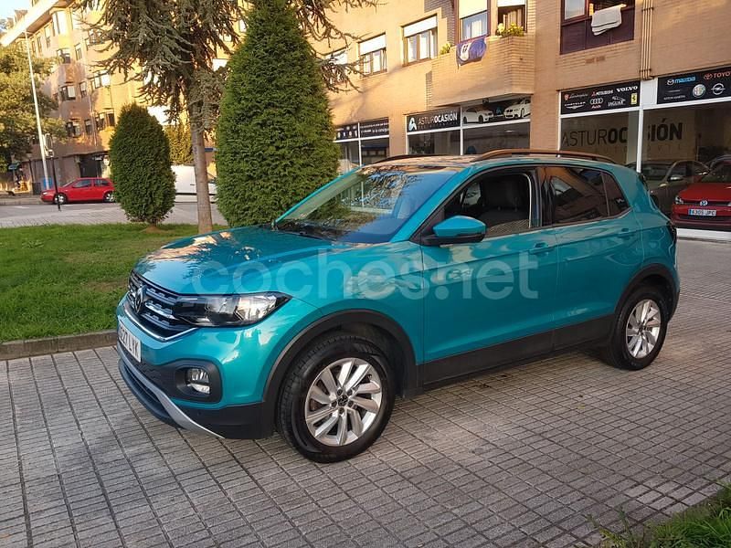 Usado VW T-Cross Advance 95 CV (69 kW) 2022 Verde SUV