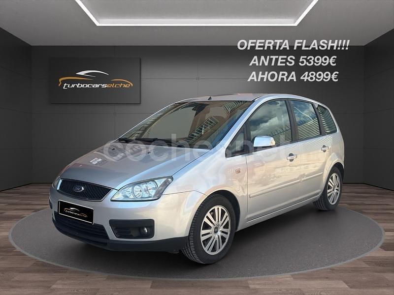 Gris / plata Usado 2005 Ford C-MAX Ghia Monovolumen | 4899 € (Precio justo) - Imagen 1/4