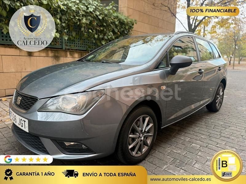 Gris / plata Usado 2015 Seat Ibiza ST Reference Familiar | 6999 € (Precio justo) - Imagen 1/4