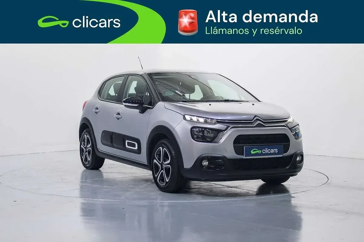 Usado Citroën C3 PureTech 82 CV (60 kW) 2024 Gris Utilitario