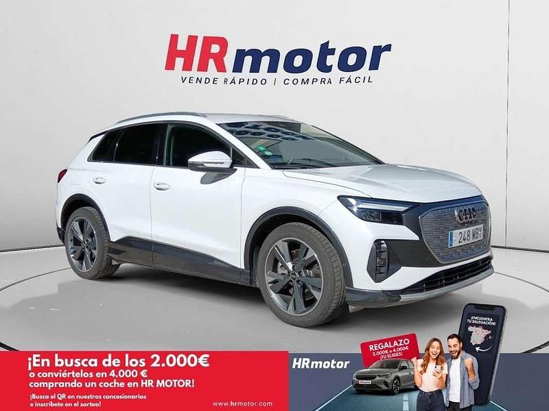 Blanco Usado 2022 Audi Q4 e-tron Advanced SUV | 27.390 € (Precio justo) - Imagen 1/4