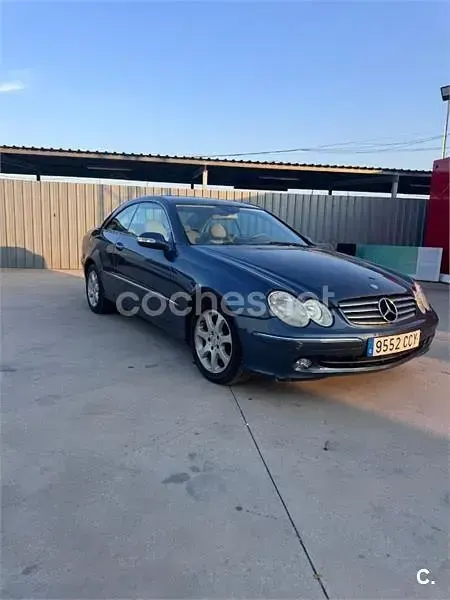 Usado Mercedes CLK200 Elegance 163 CV (119 kW) 2002 Azul Coupe