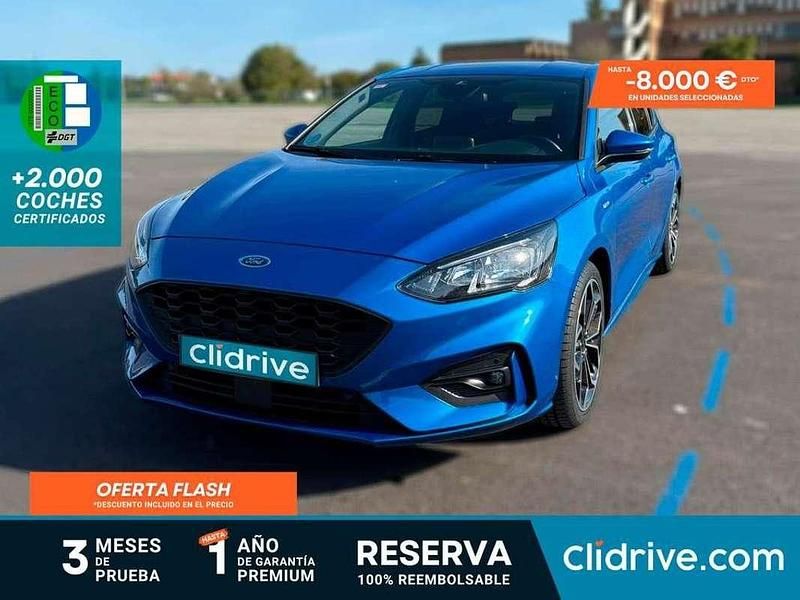 Usado Ford Focus ST-Line X 125 CV (91 kW) 2021 Azul Berlina