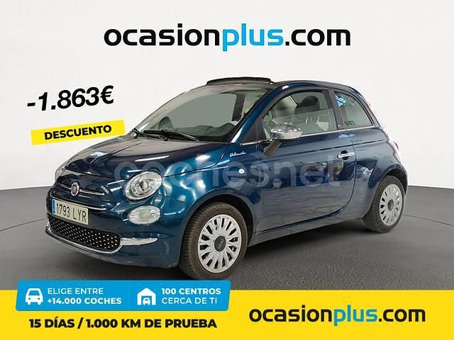 Azul Usado 2022 Fiat 500C Dolcevita Descapotable | 15.000 € (Un poco caro) - Imagen 1/4