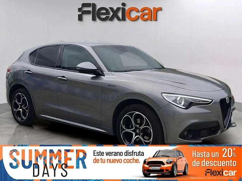 Gris Usado 2020 Alfa Romeo Stelvio Executive SUV | 26.490 € (Precio justo) - Imagen 1/4